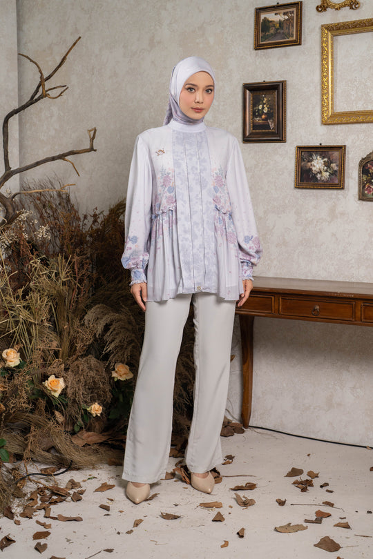 Nahira Blouse (Minor) Heavenly Grey