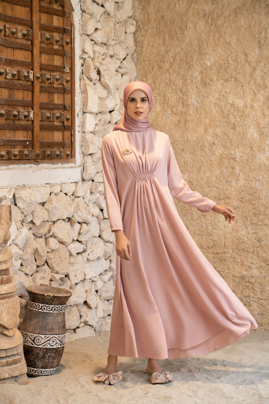 Marella Abaya Luar (Minor) Dusty Rouge