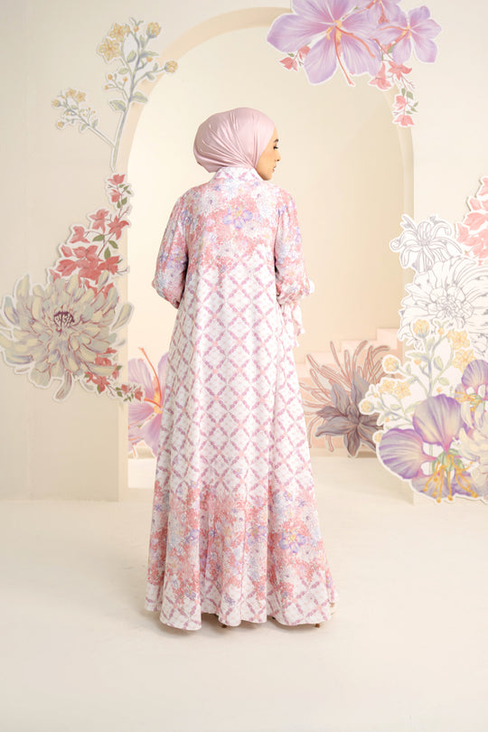 Ariana Dress Orchid Swan - Wearing Klamby