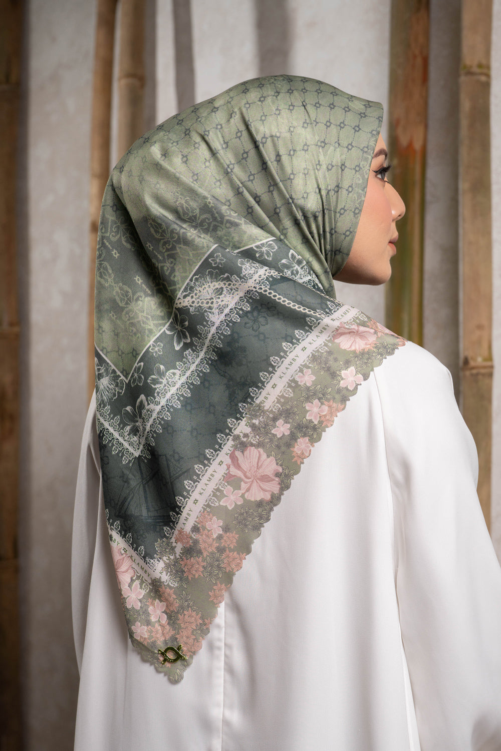 Arunika Scarf Canyon Green