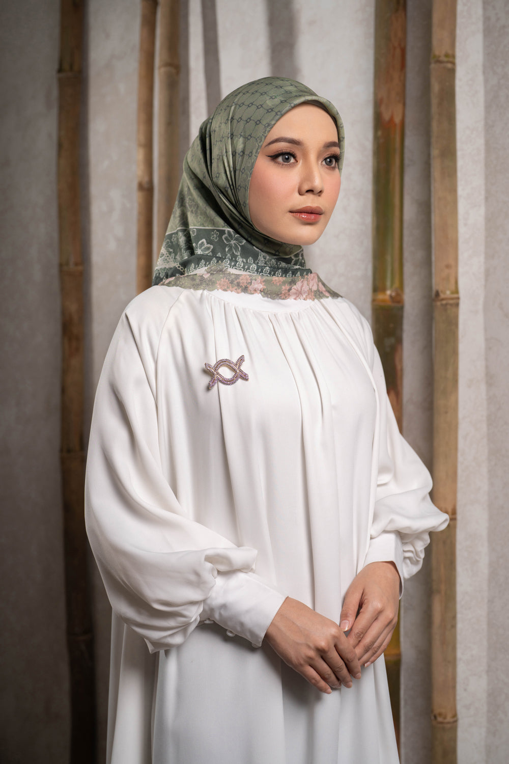 Arunika Scarf Canyon Green