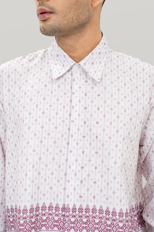 Sambas Long Shirt Men Pale Blossom