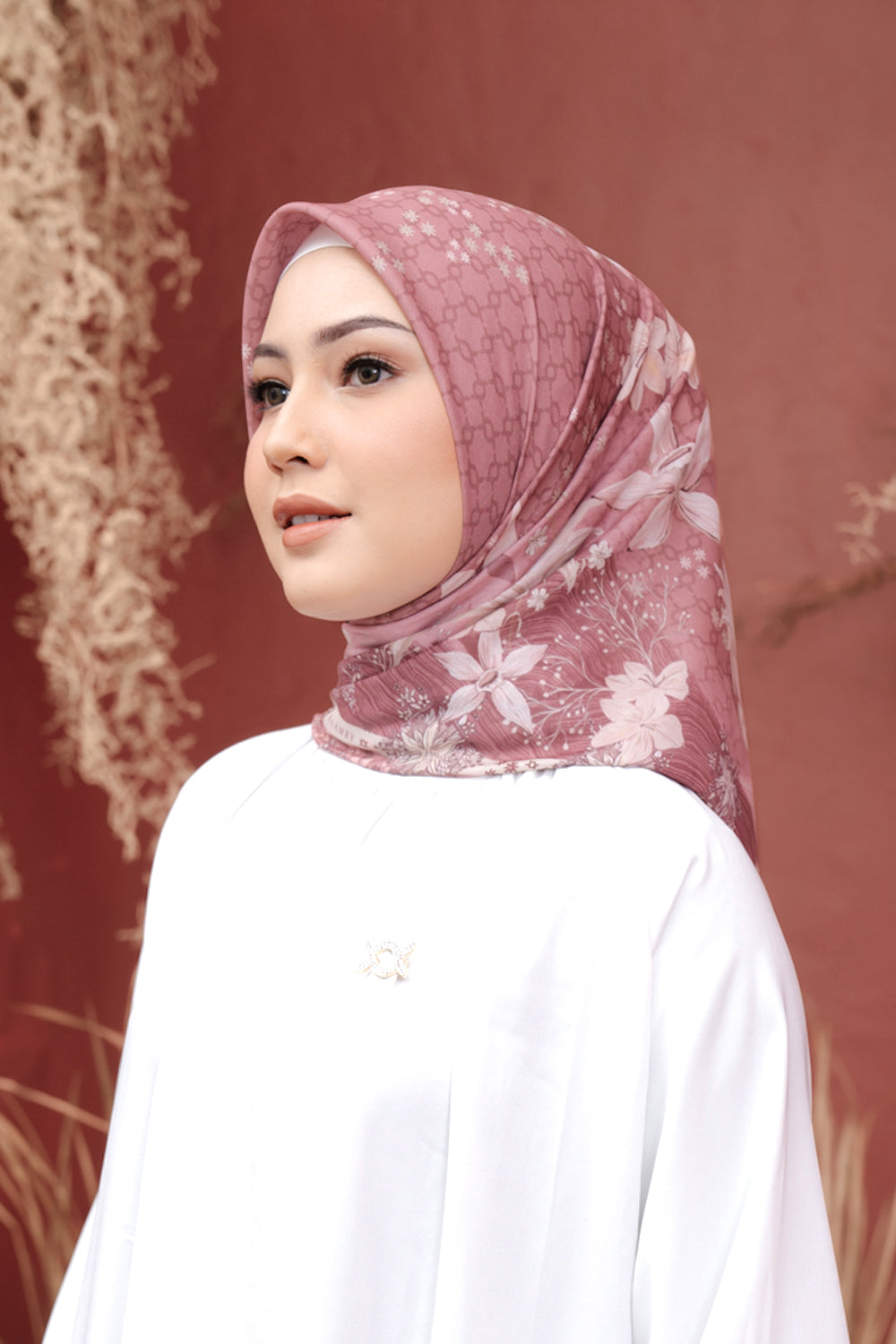 Aria Scarf Rosewood