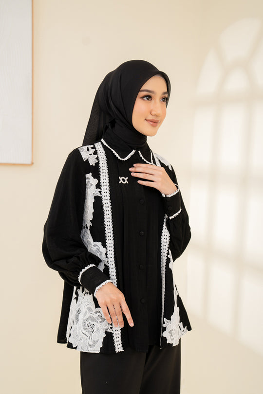 Asenna Shirt Black Beauty