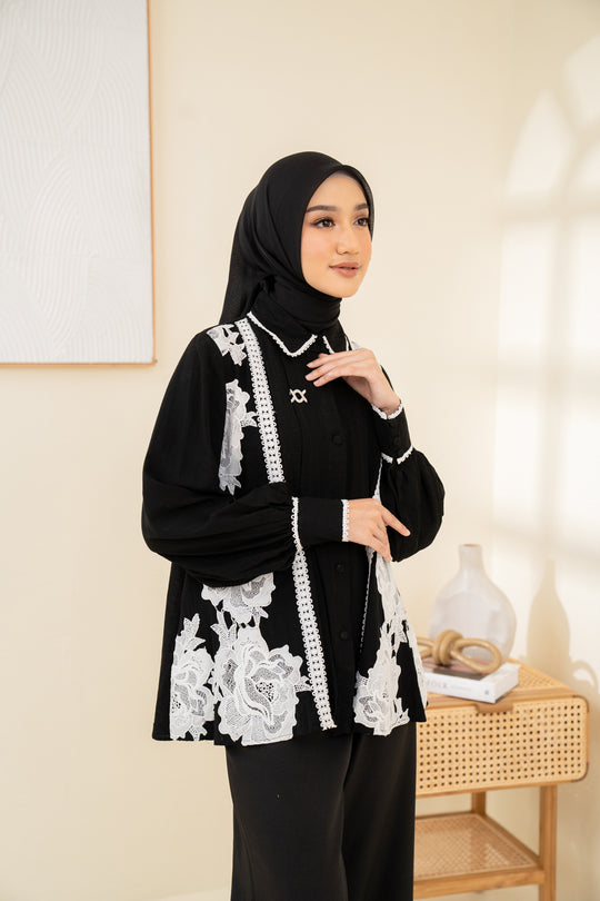 Asenna Shirt Black Beauty