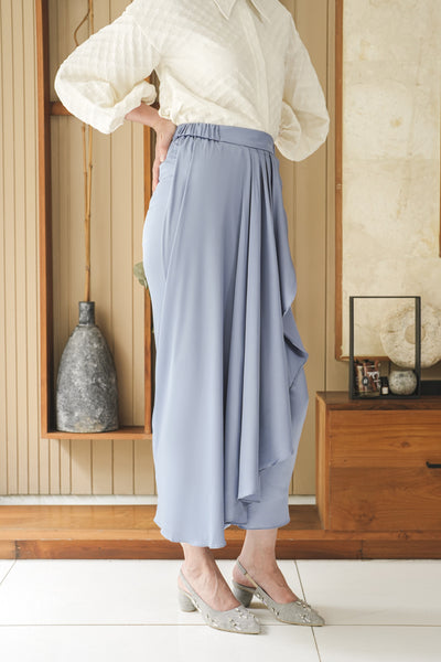 Shala Skirt Silk Blue
