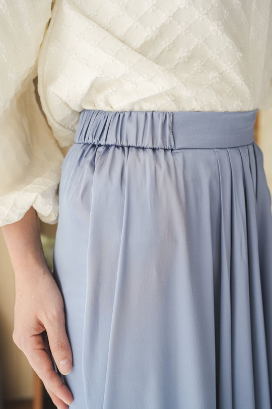 Shala Skirt (Minor) Silk Blue