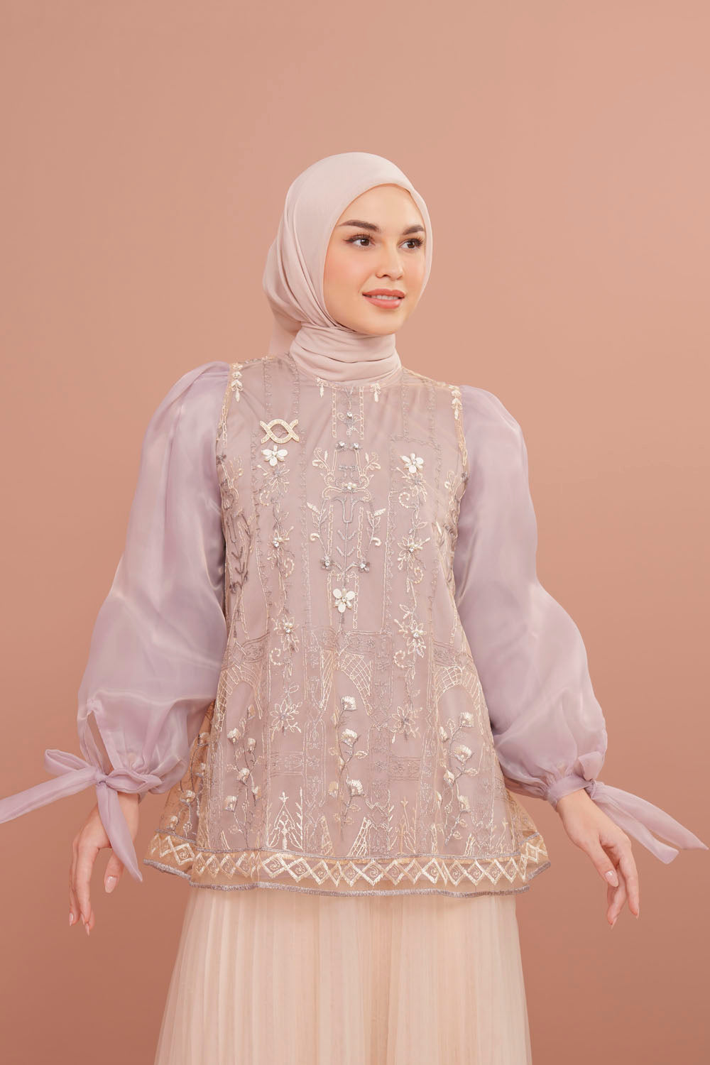 Lea Blouse Set (Minor) Lavender