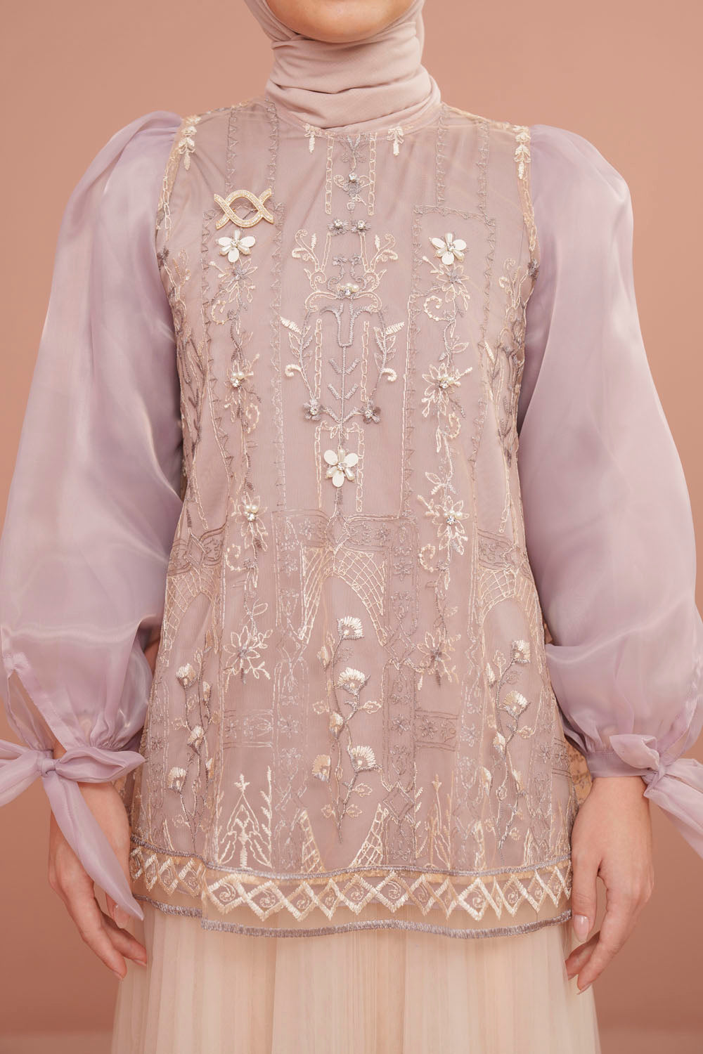 Lea Blouse Set (Minor) Lavender