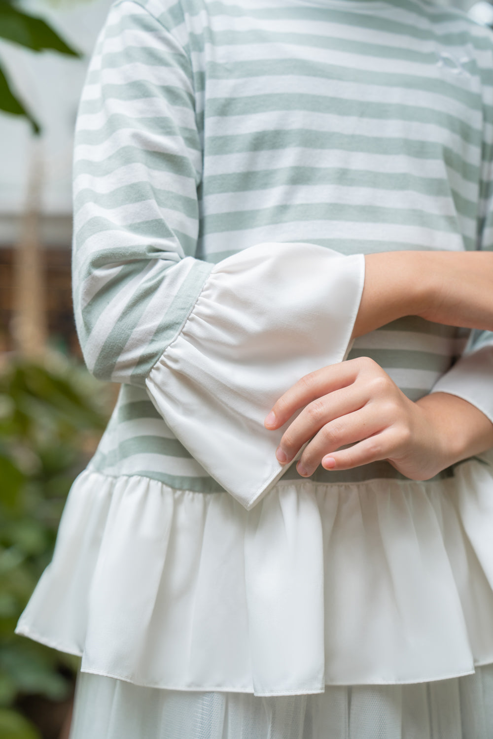 Viola Blouse Kids Seafoam Green