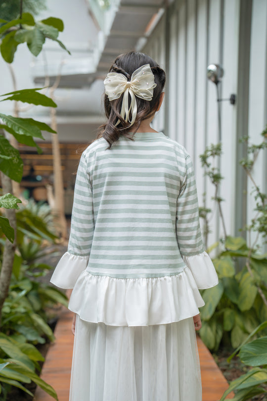 Viola Blouse Kids Seafoam Green