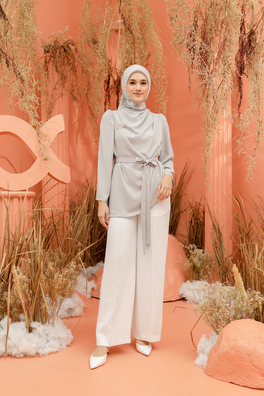 Cordelia Blouse (Minor) Glacier Gray