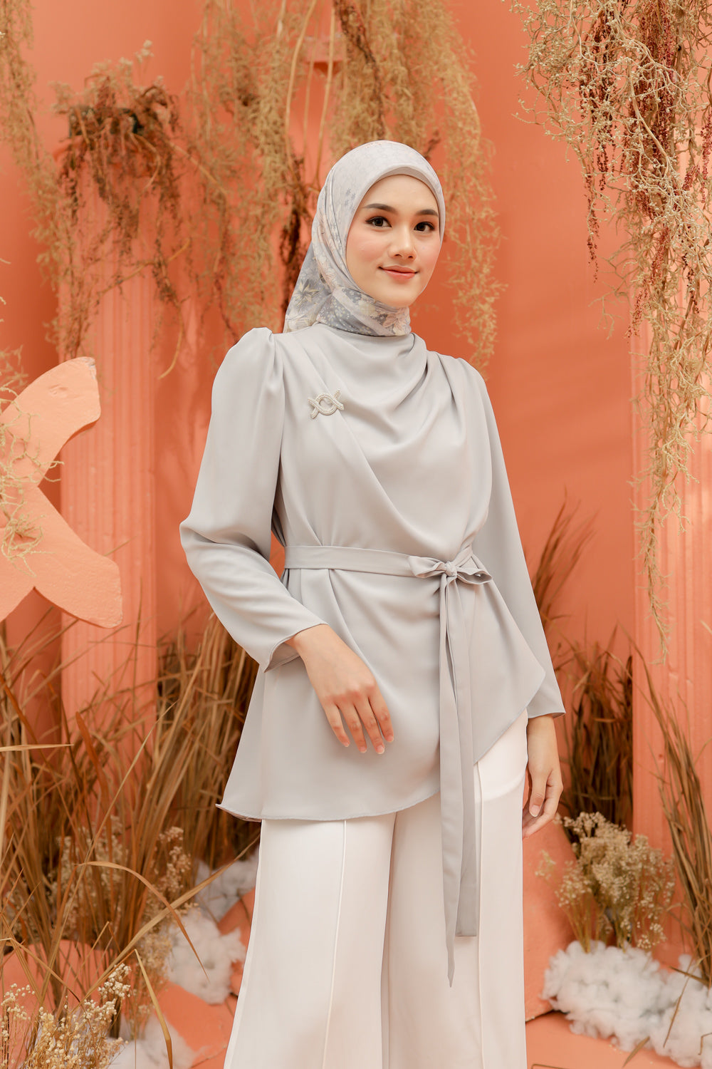 Cordelia Blouse (Minor) Glacier Gray