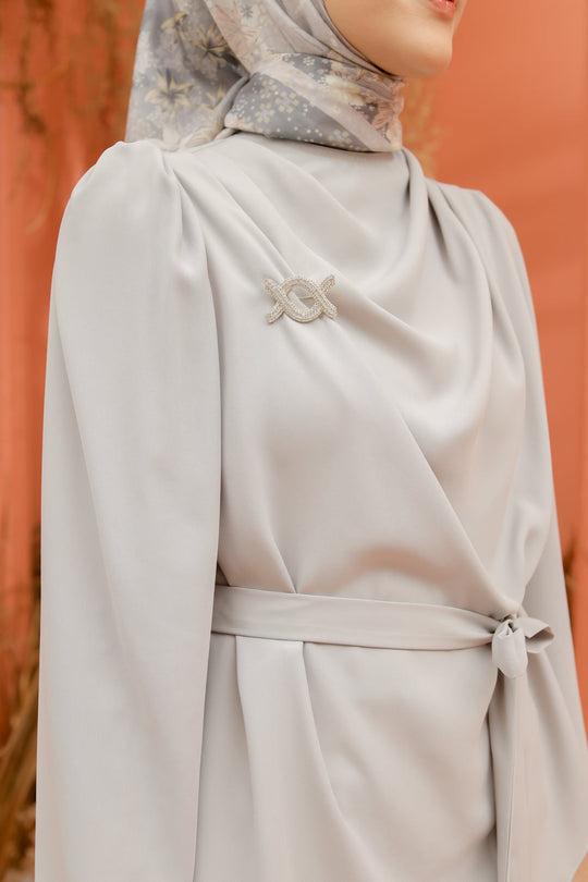 Cordelia Blouse (Minor) Glacier Gray