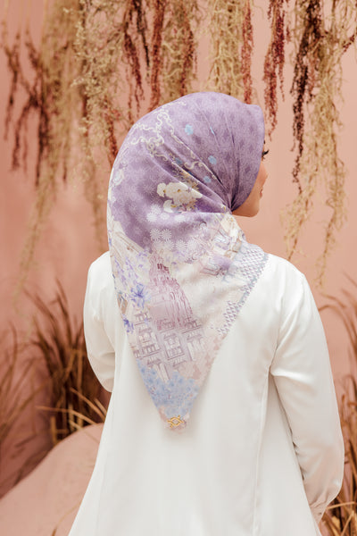 Seville Scarf Sheer Lilac