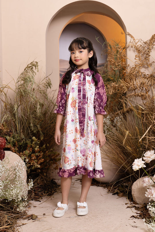 Pre Order -  Aleris Dress Girl Wajo