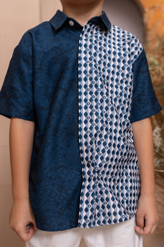 Semantik Shirt Boy Ancient Blue