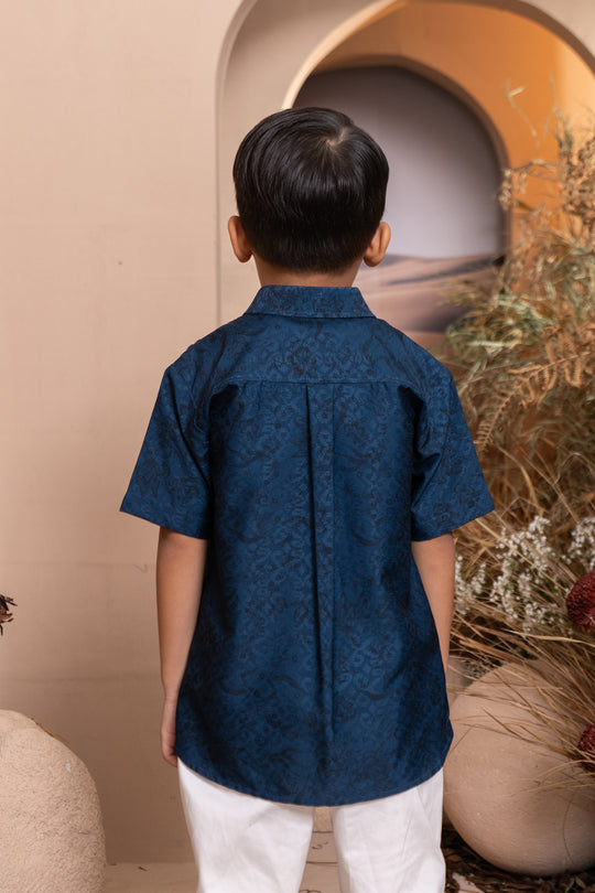 Semantik Shirt Boy Ancient Blue