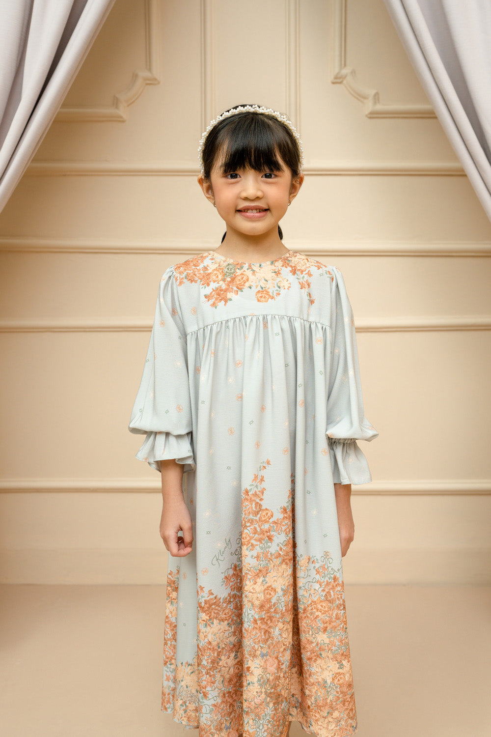 Maala Dress Girl Citronelle - Wearing Klamby