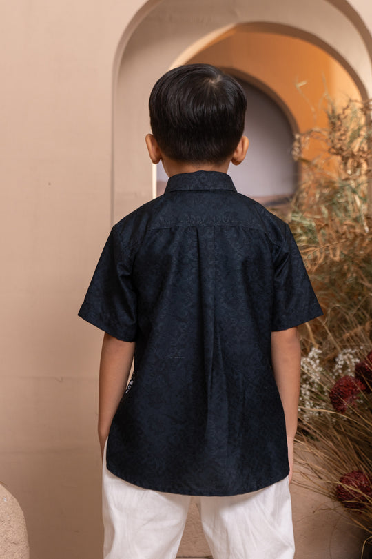 Semantik Shirt Boy Raven Light