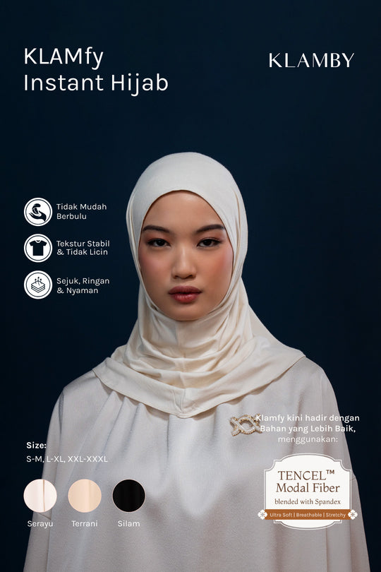 KLAMfy Daily Instant Hijab Serayu