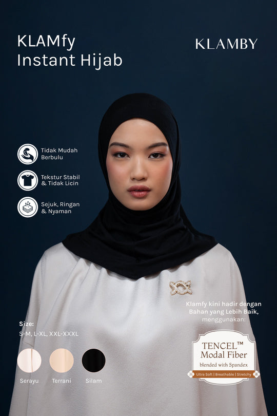 KLAMfy Daily Instant Hijab Silam