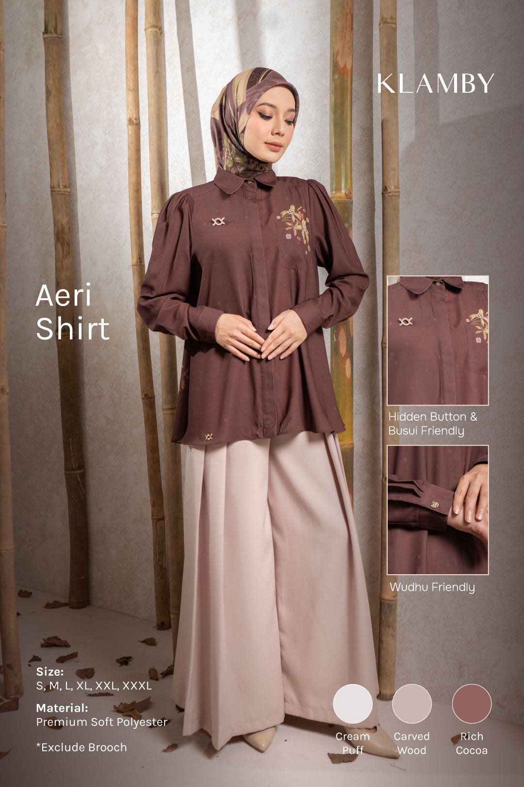 Aeri Shirt (Minor) Rich Cocoa