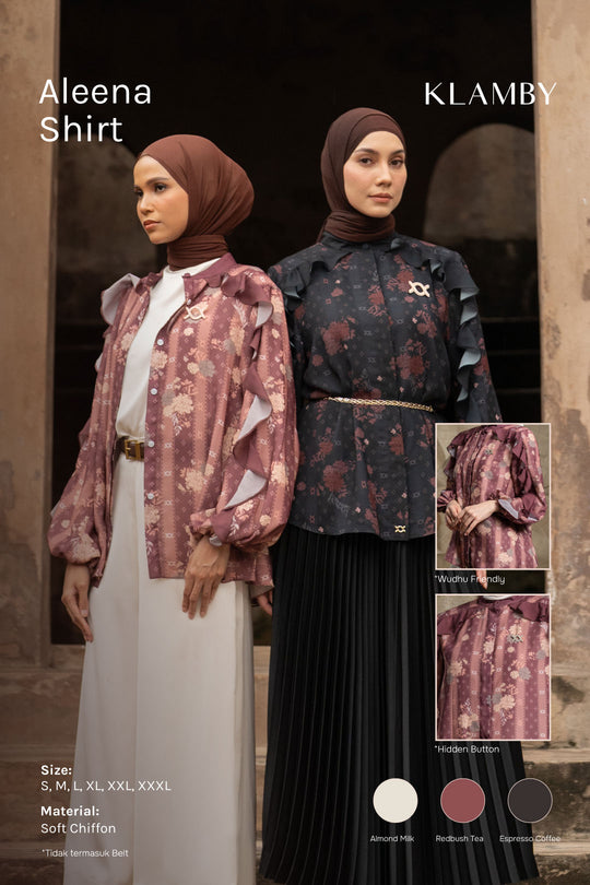 Aleena Shirt Espresso Coffee