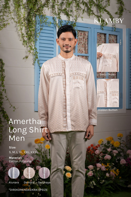 Amertha Long Shirt Men Damara