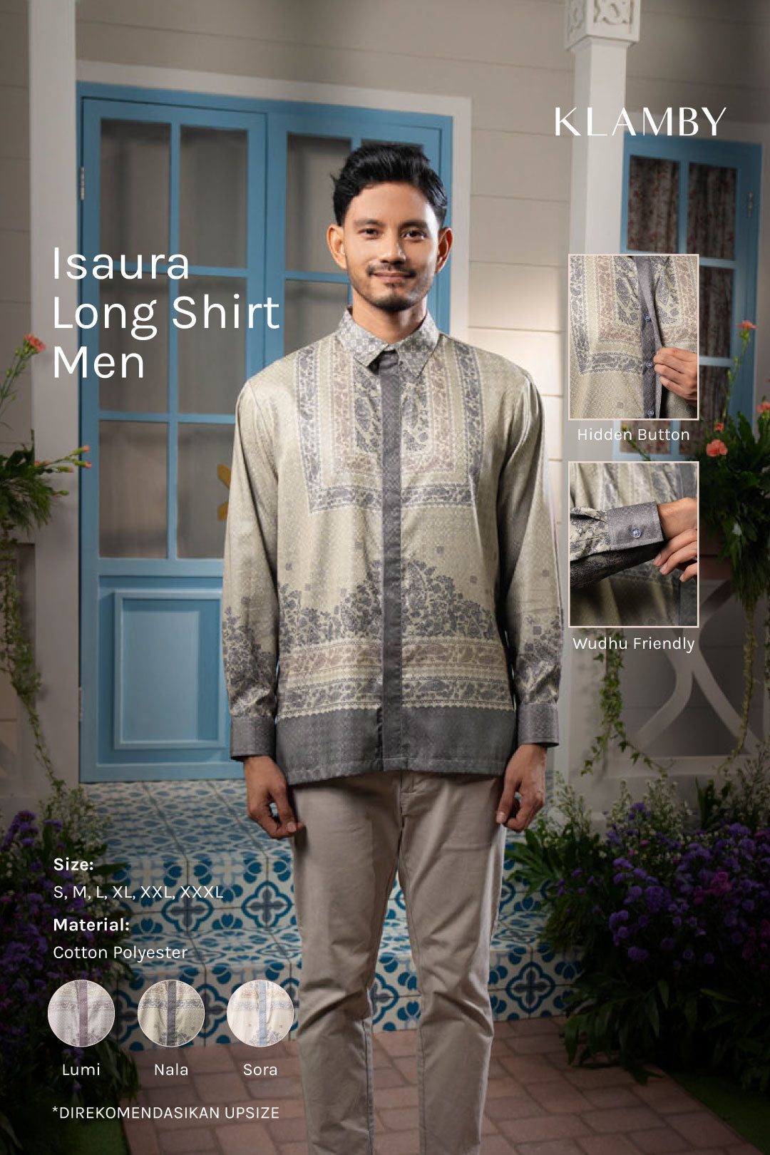 Isaura Long Shirt Men Lumi