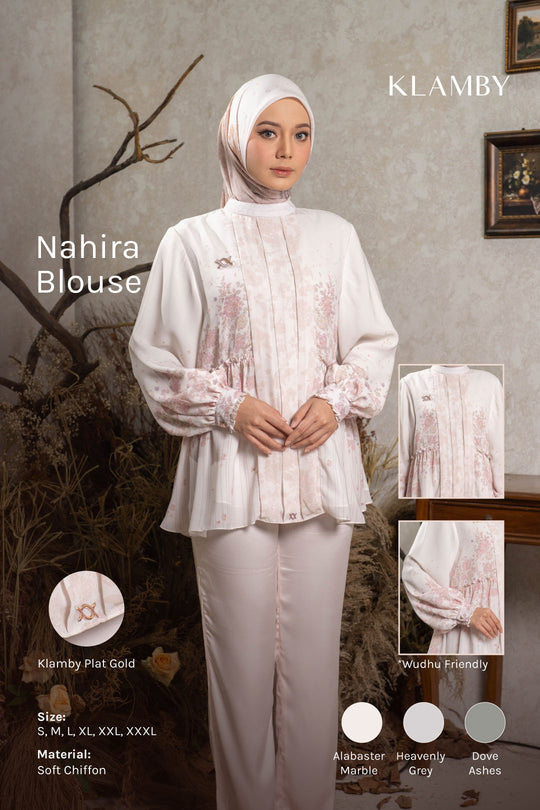 Nahira Blouse Dove Ashes