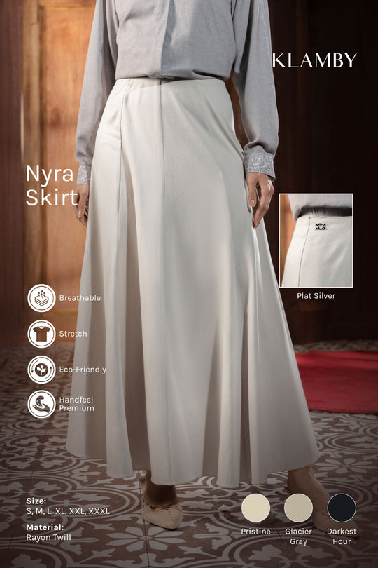 Nyra Skirt Glacier Gray