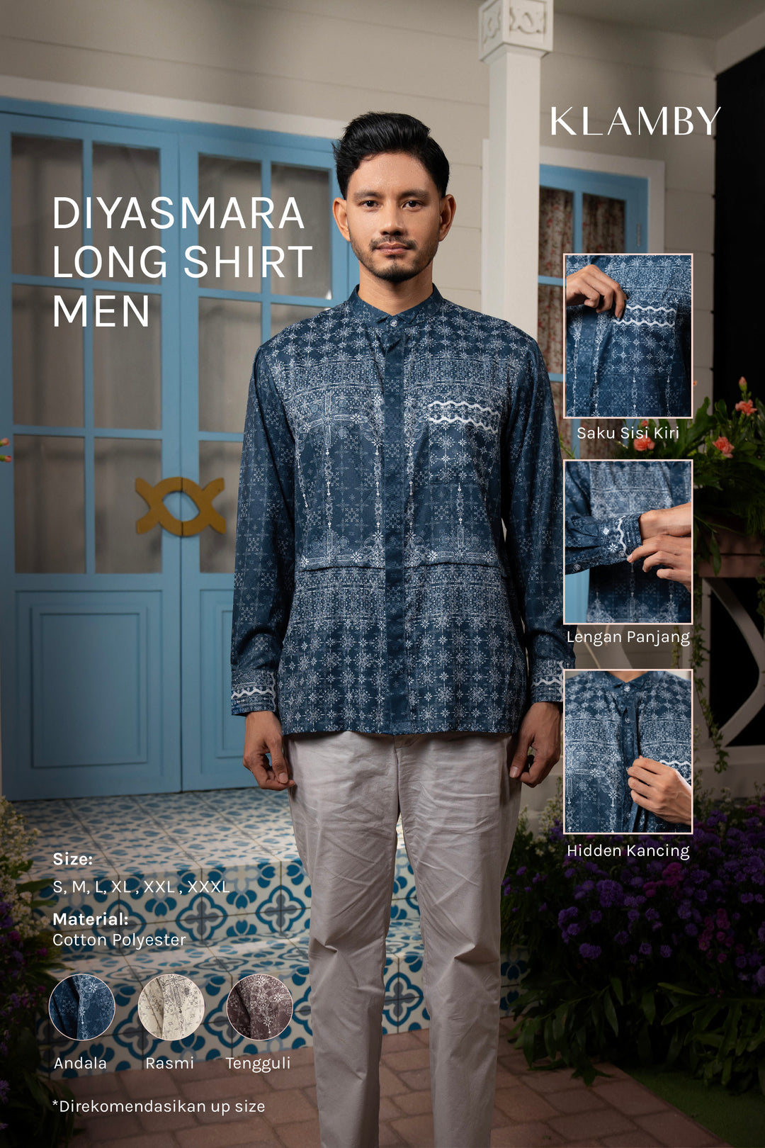 Diyasmara Long Shirt Men Rasmi