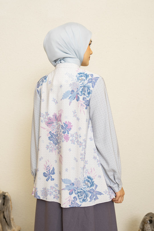 Aletha Blouse Serene Sky