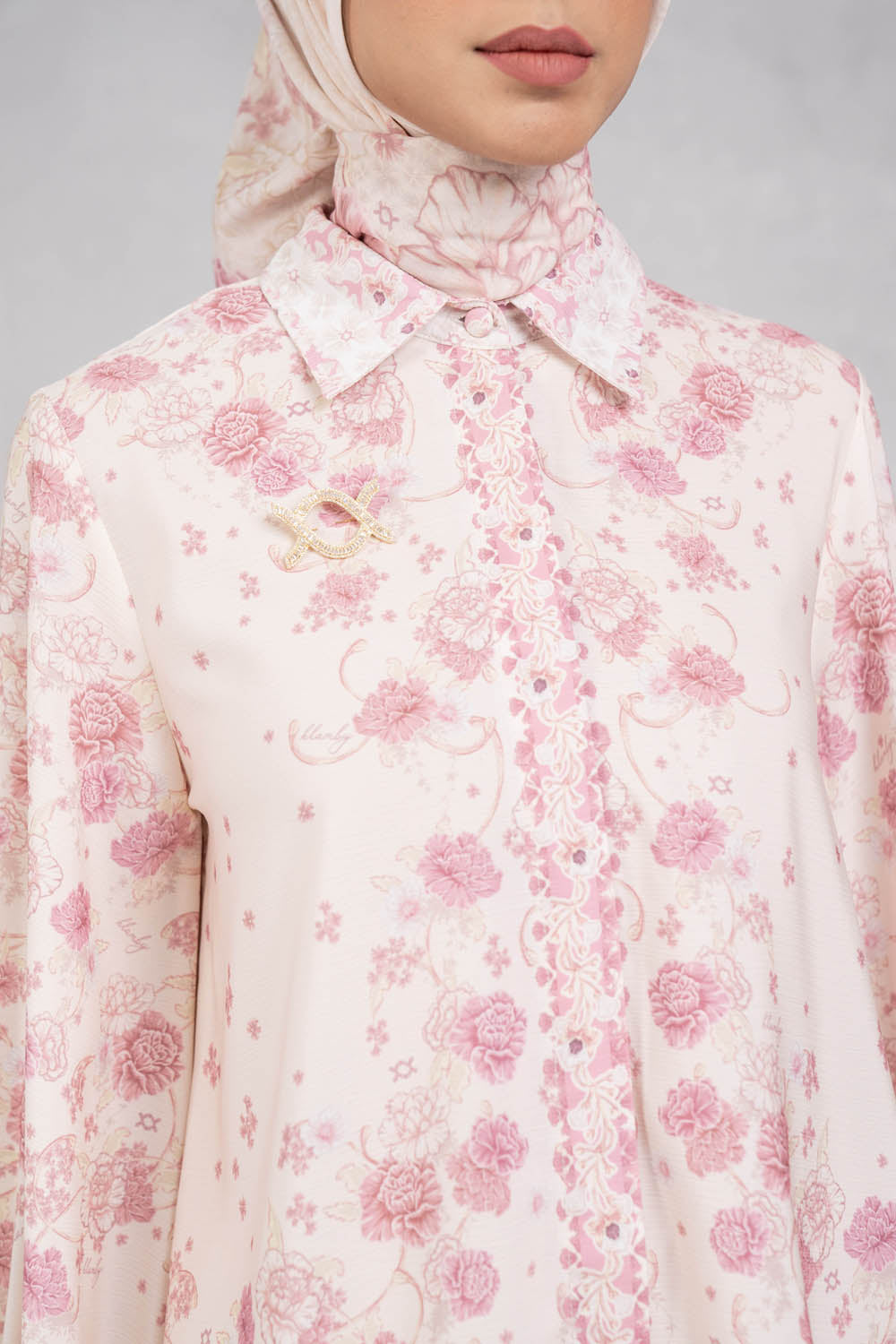 (Early Booking) Marjorie Shirt Creamy Rose