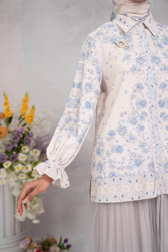 (Early Booking) Marjorie Shirt Sky Mist