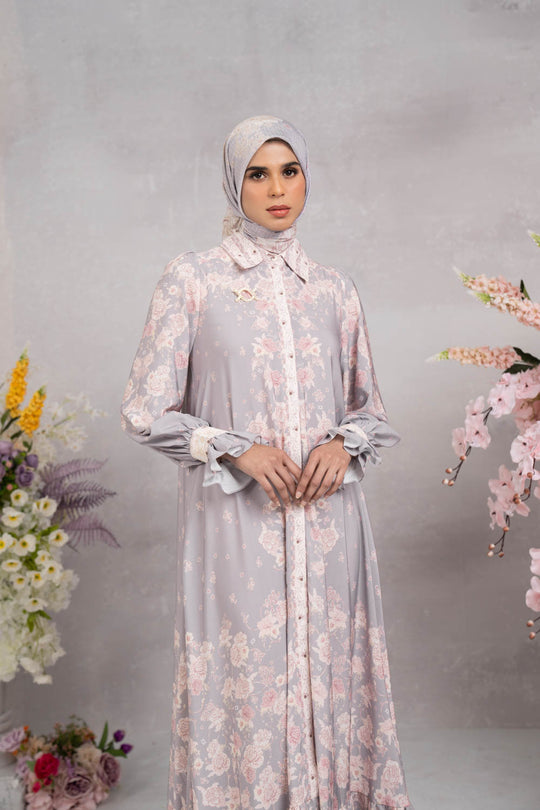 (Early Booking) Marjorie Dress Heather Blush