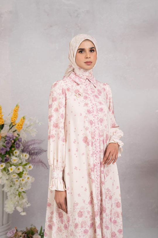 (Early Booking) Marjorie Dress Creamy Rose