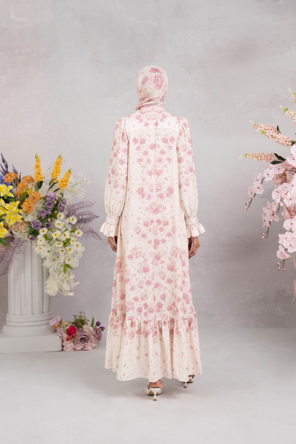 (Early Booking) Marjorie Dress Creamy Rose