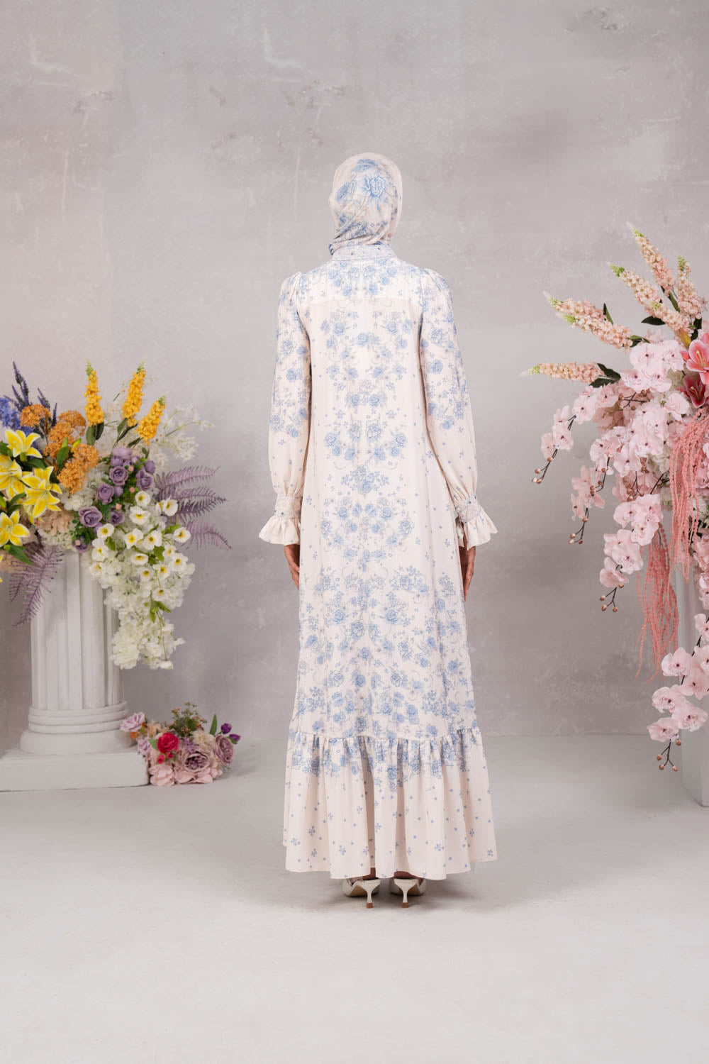 (Early Booking) Marjorie Dress Sky Mist