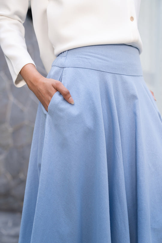 Vinanzha Skirt Cerulean