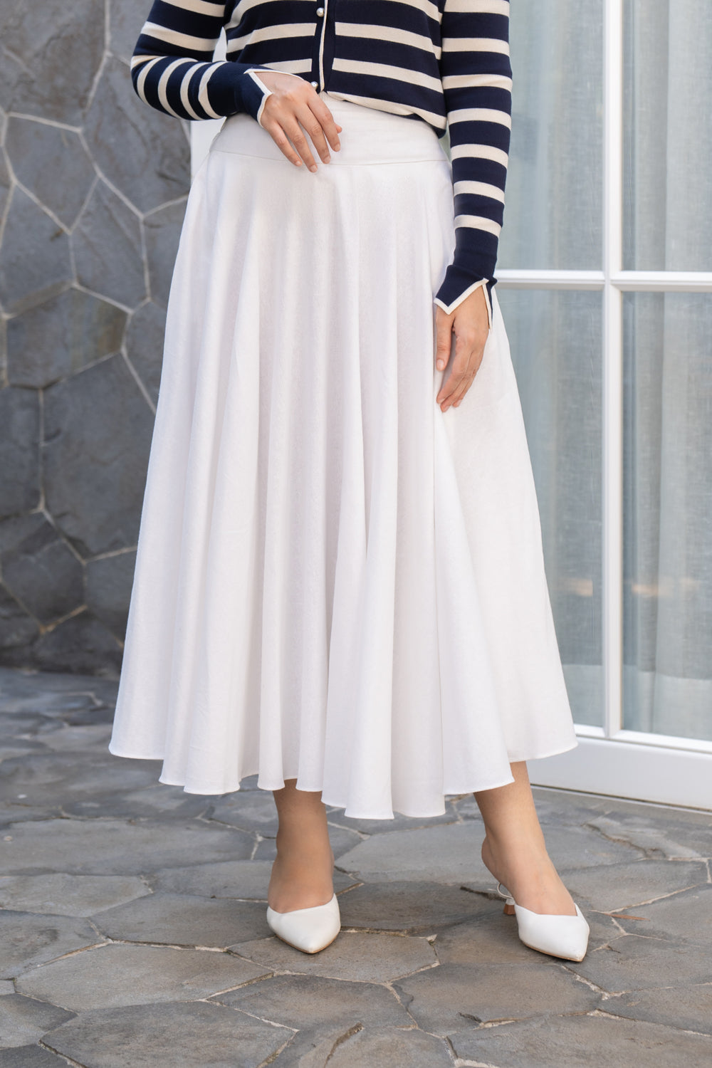 Vinanzha Skirt Broken White