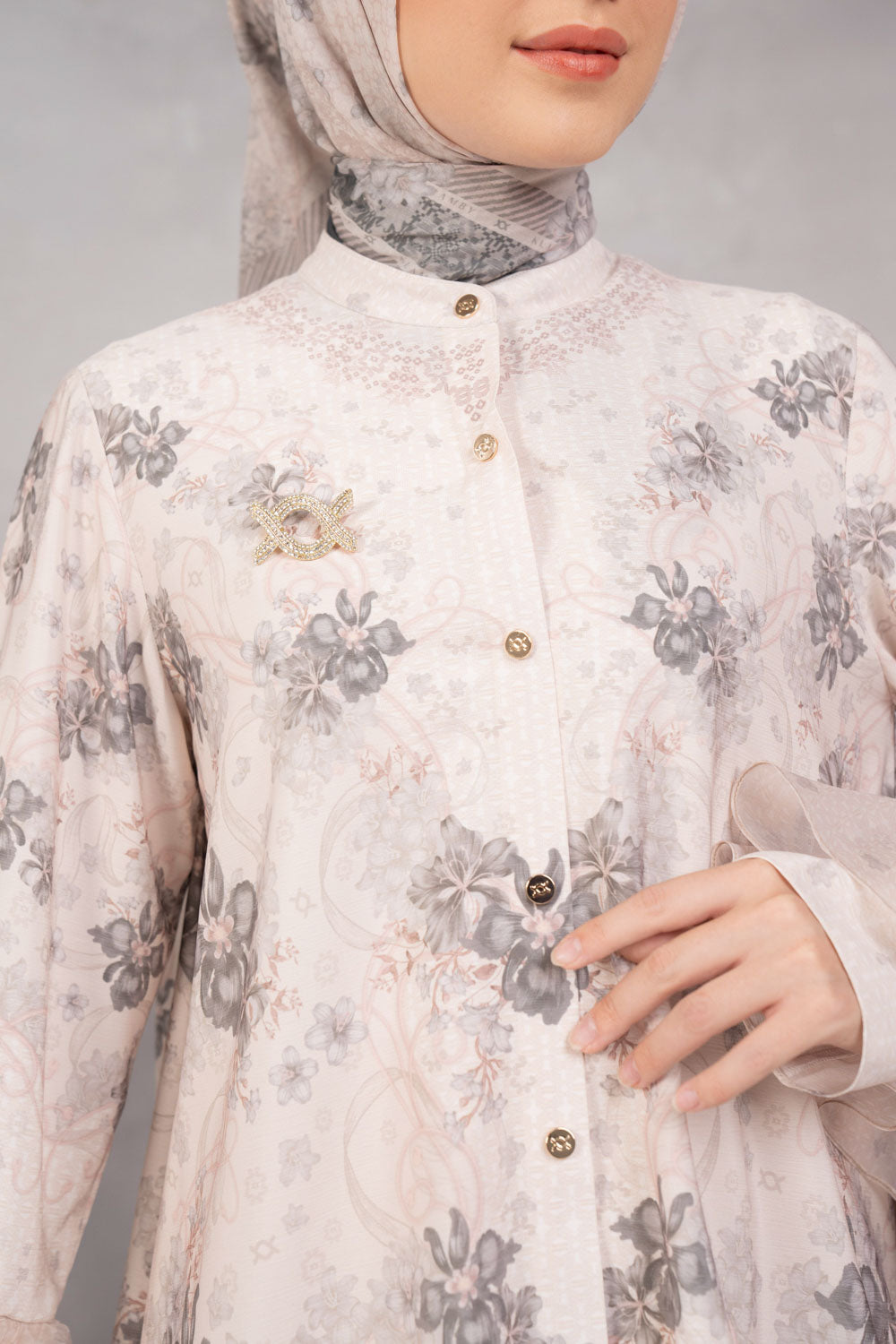 Lathika Shirt Creamy Dust