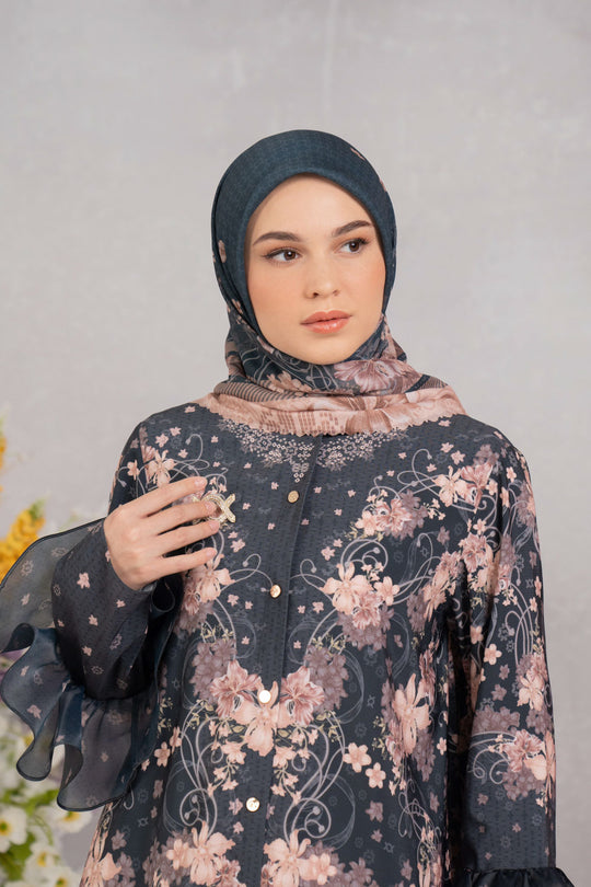 Lathika Shirt & Scarf Set Twilight Dawn