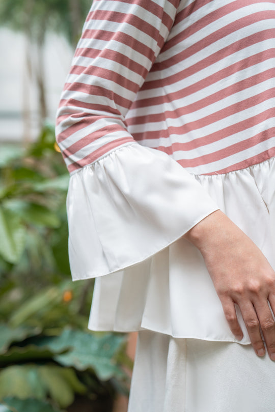 Viola Blouse Coral Rose