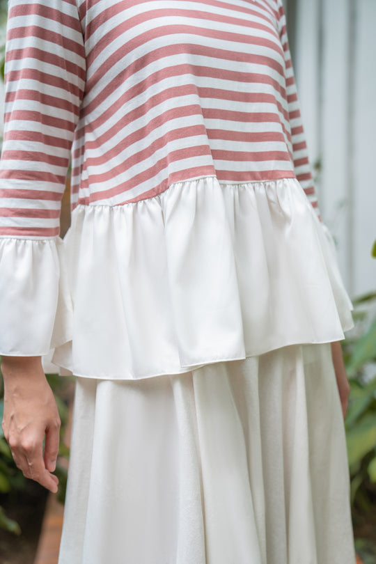 Viola Blouse Coral Rose