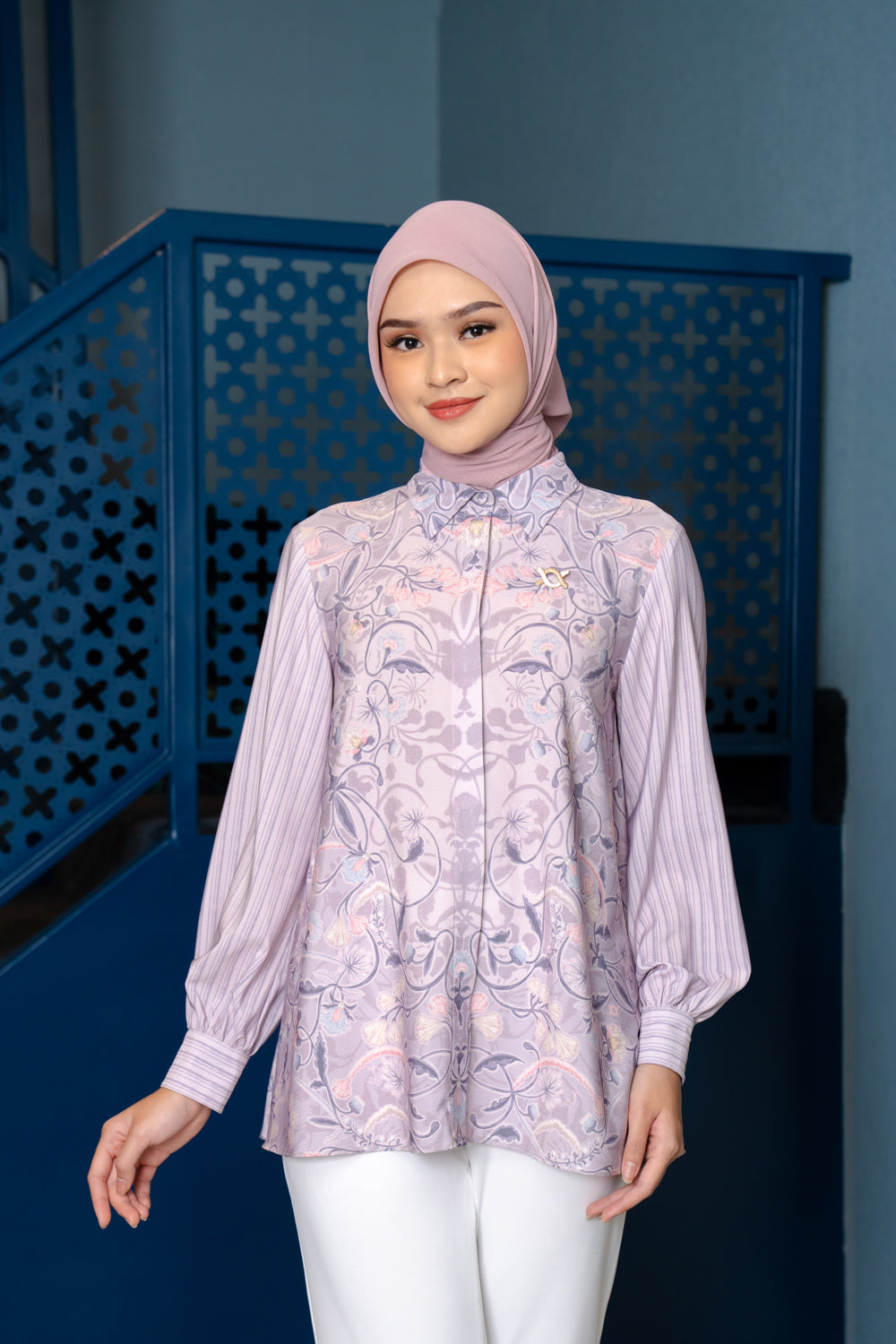 Nirmala Shirt Lavender Bloom