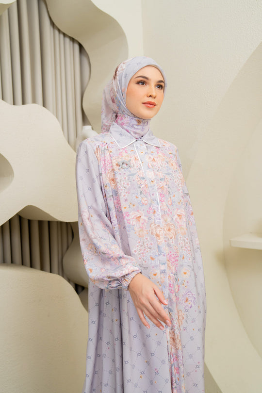 Sikka Dress Misty Snow