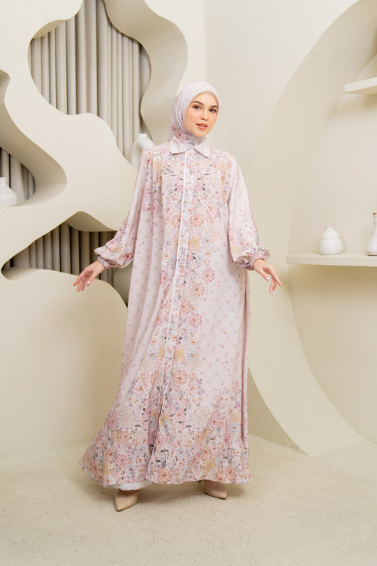 Sikka Dress & Scarf Set Rose Quartz