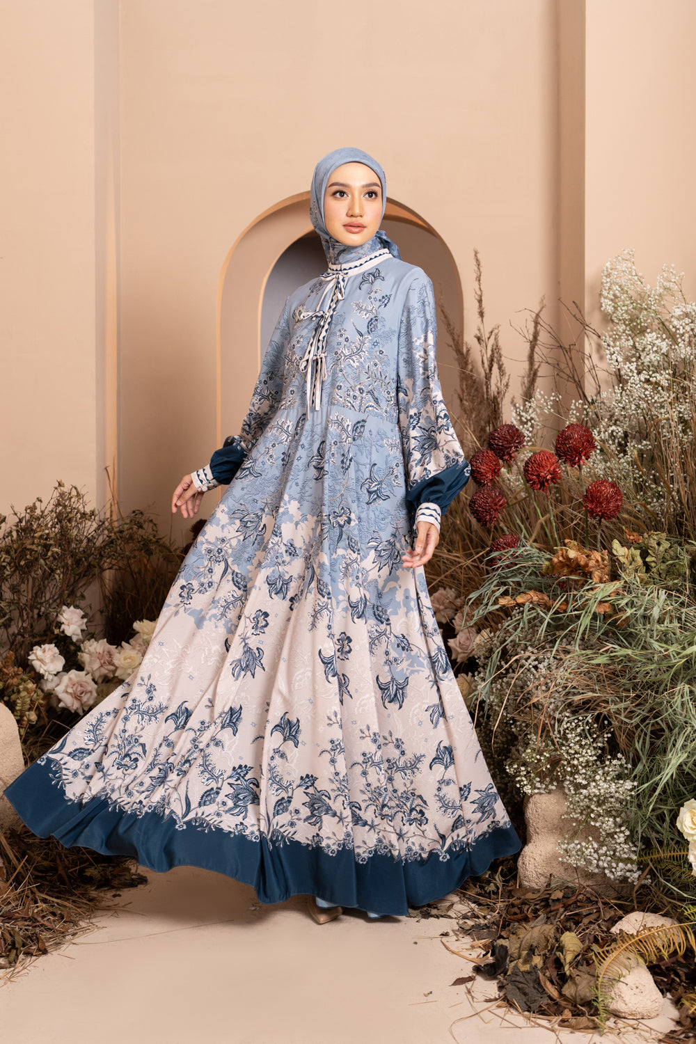 Semantik Dress Ancient Blue